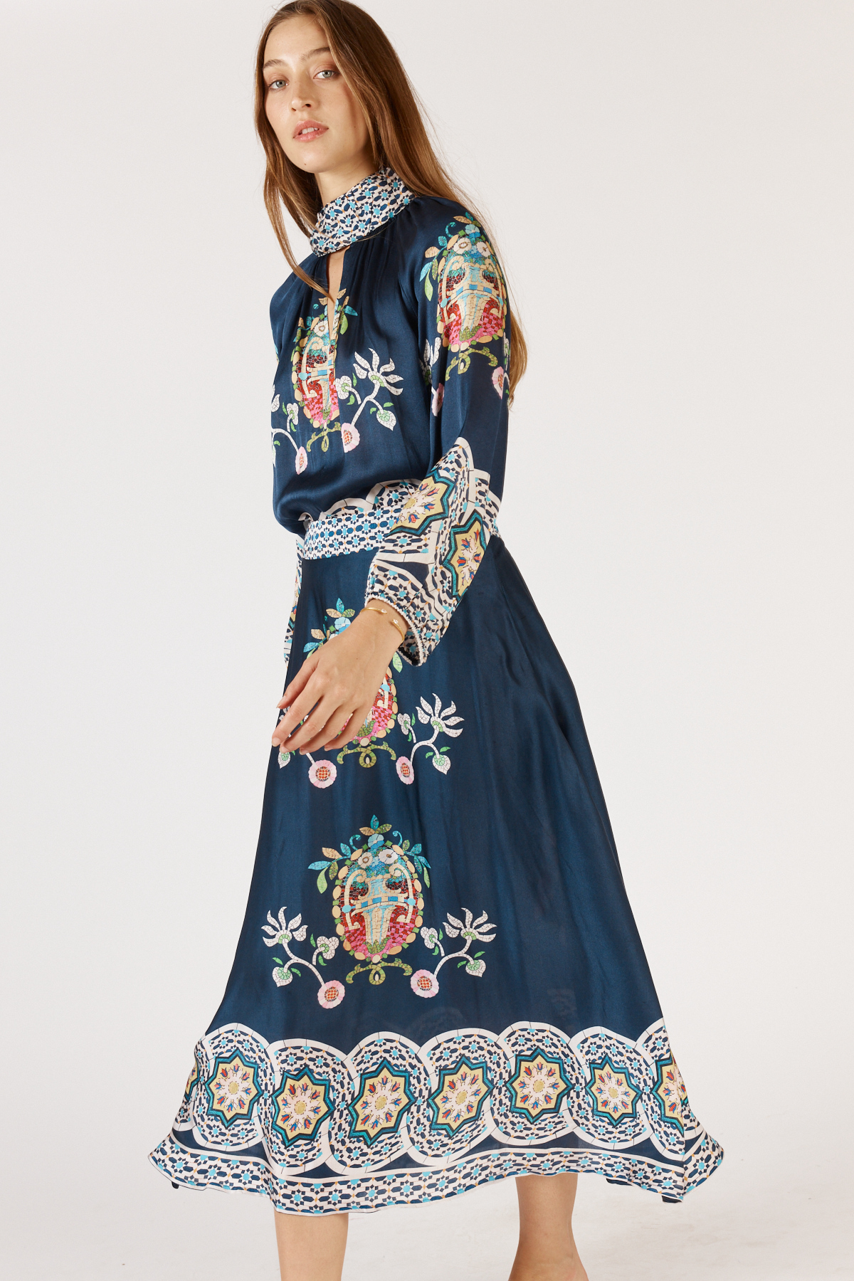 RYY Garcia Skirt Navy - Image 2