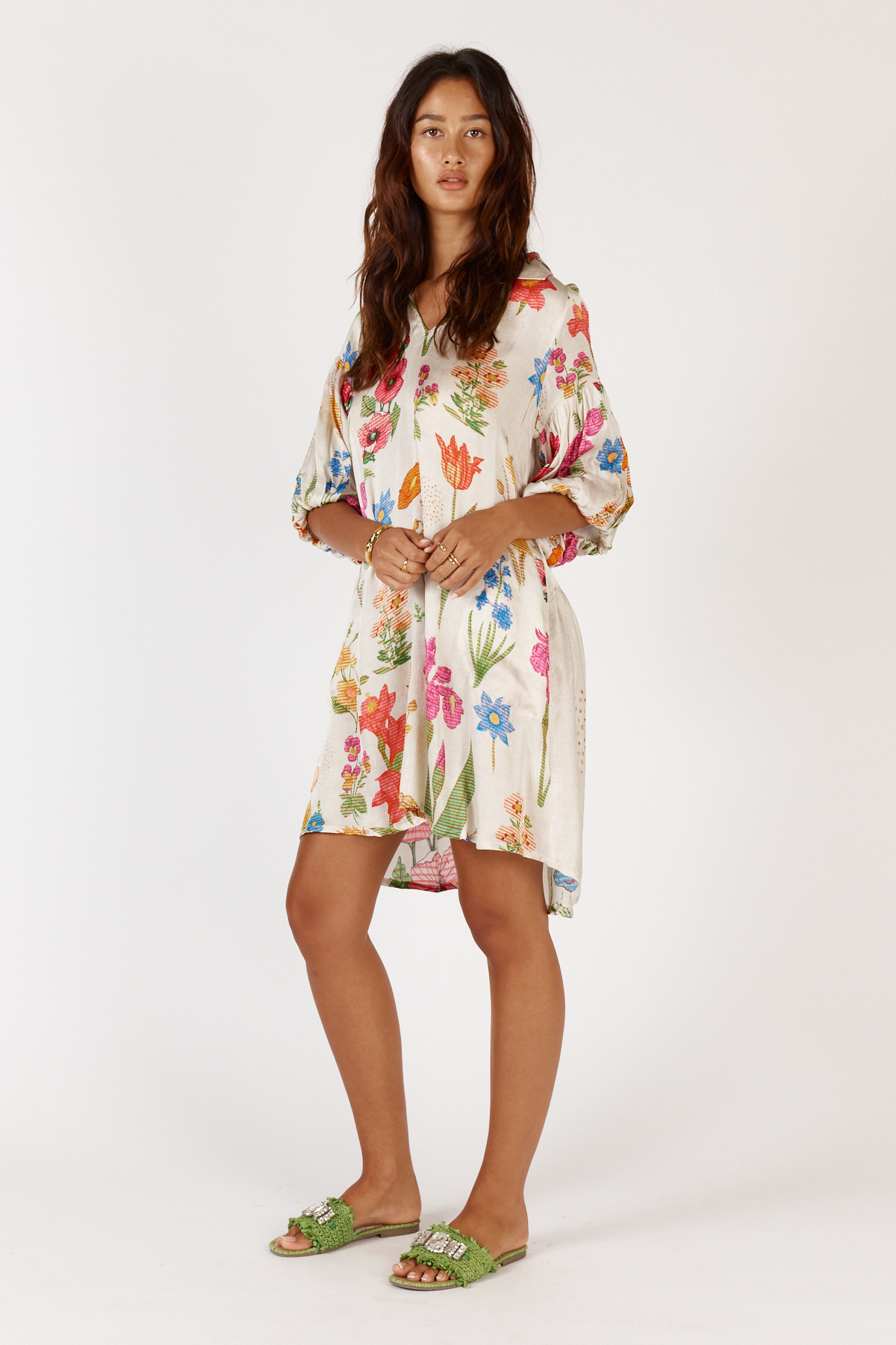 RYY Tea Dress Cream - Image 3
