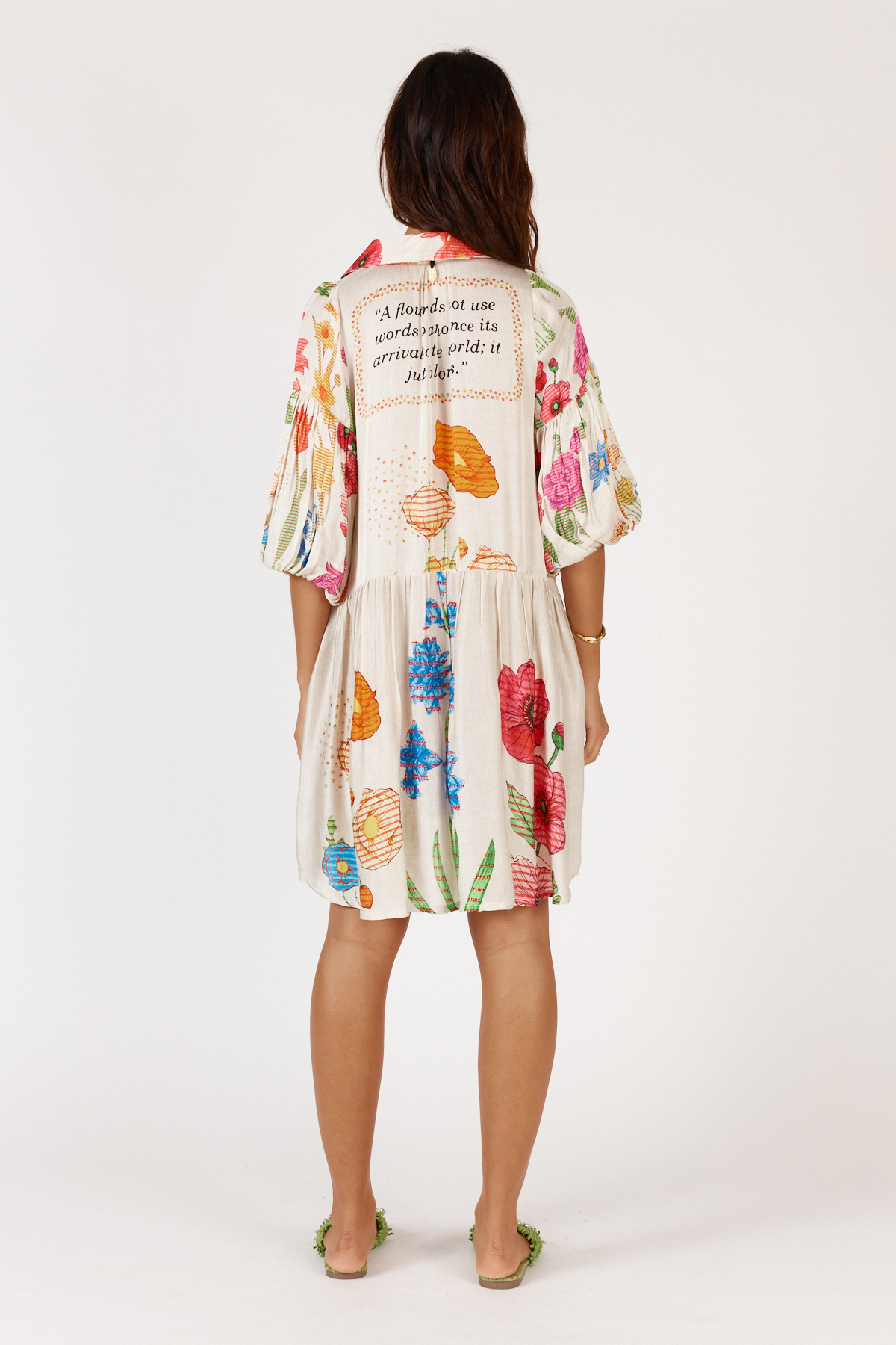 RYY Tea Dress Cream - Image 5
