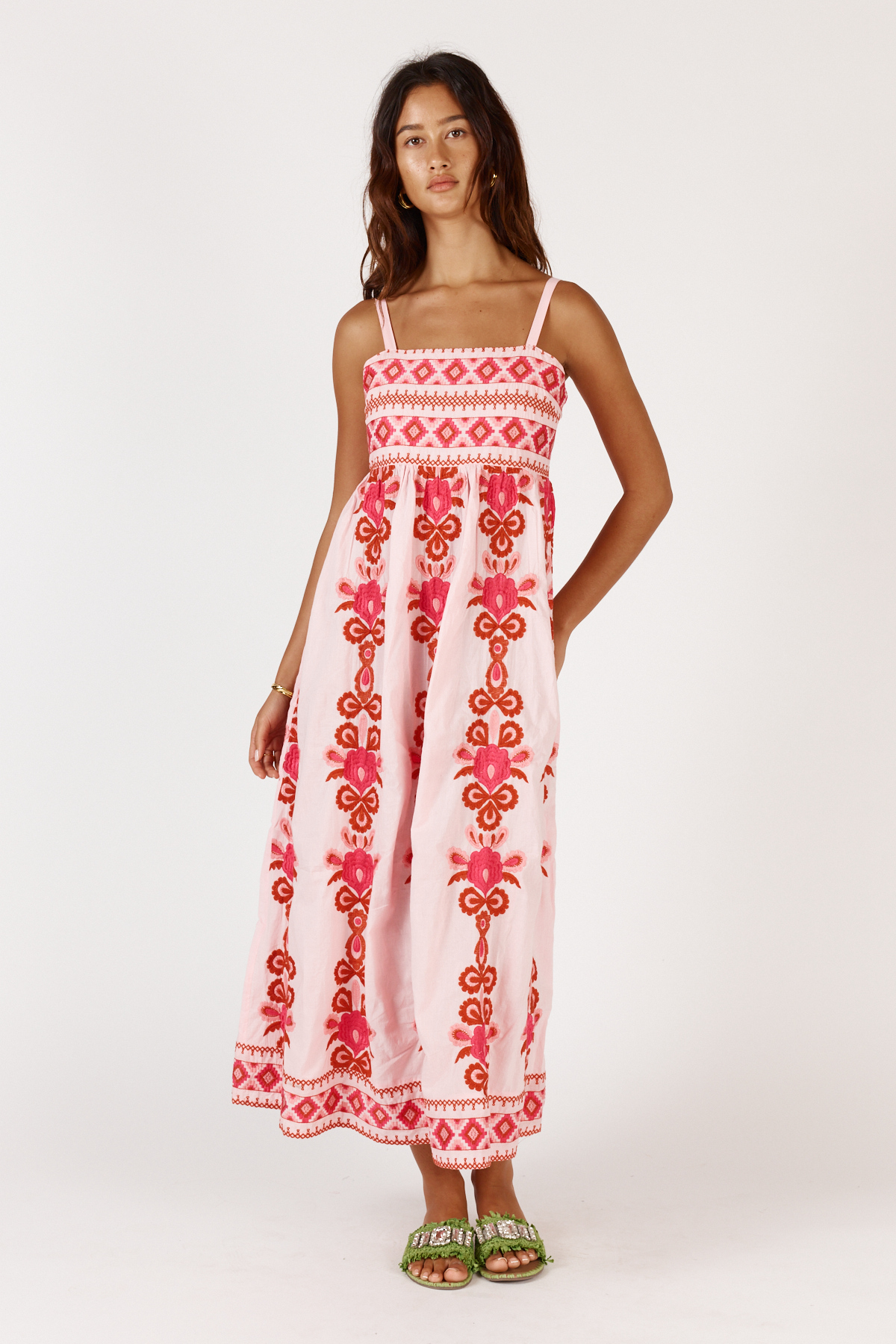 RYY Carlos Sundress Pink