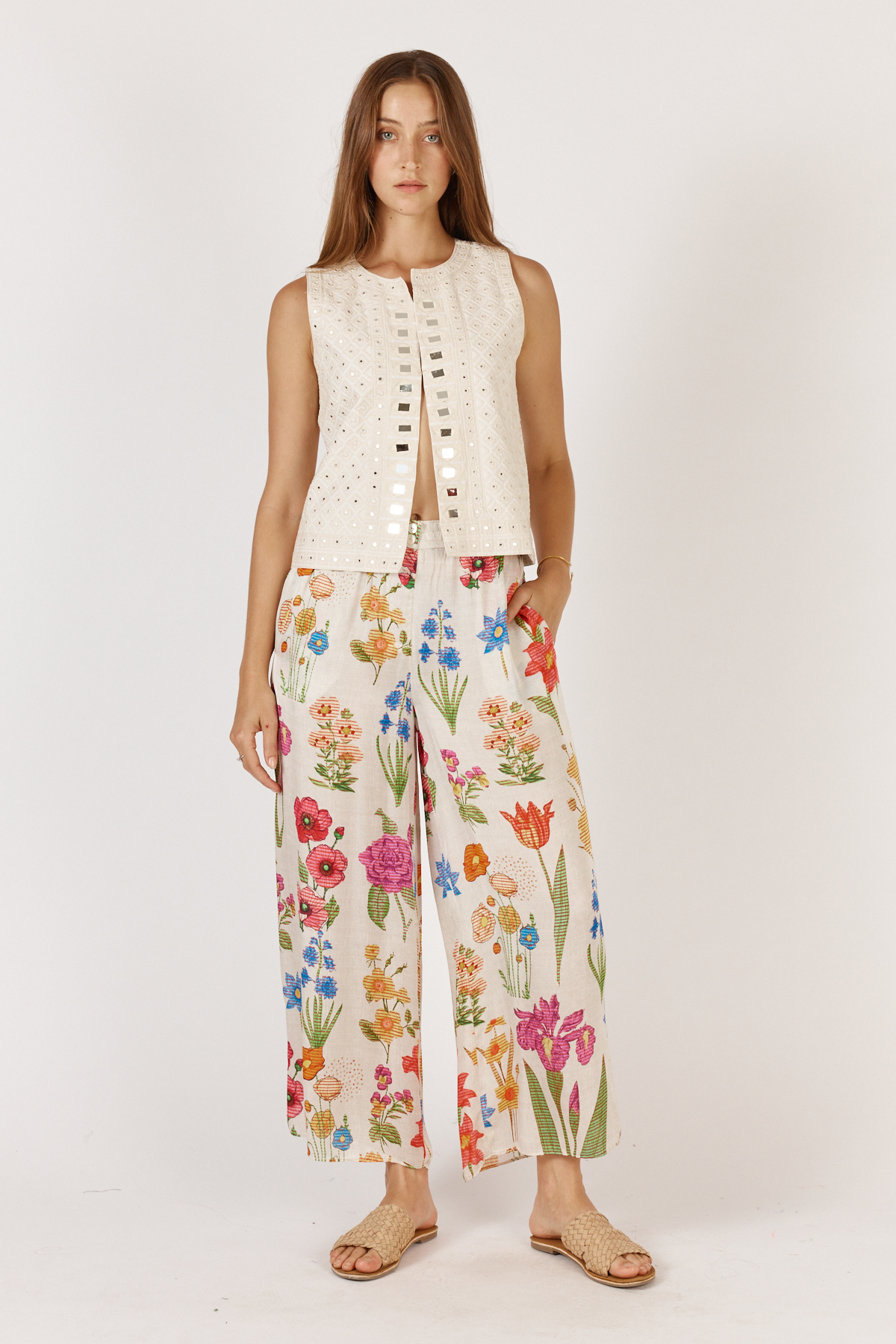 RYY Tea Pant Cream - Image 2