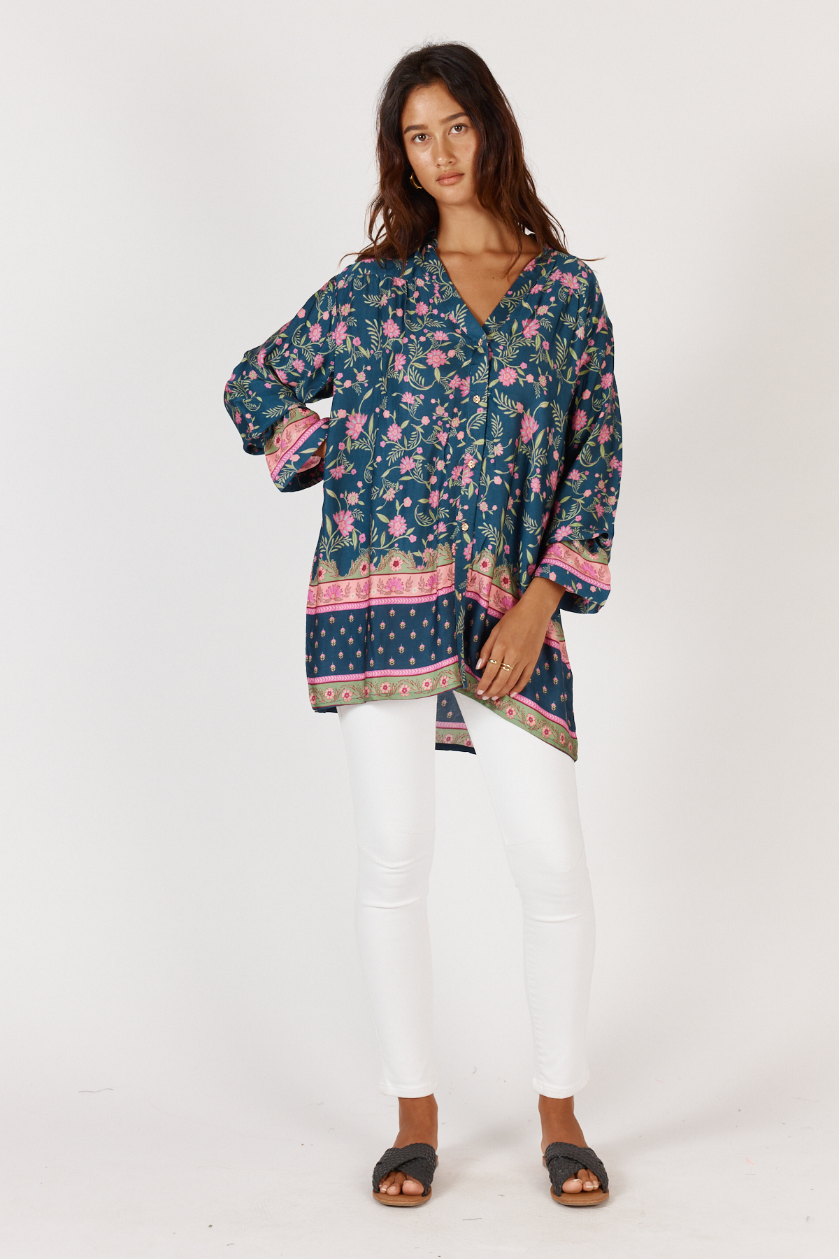RYY Ivy Shirt Navy - Image 3
