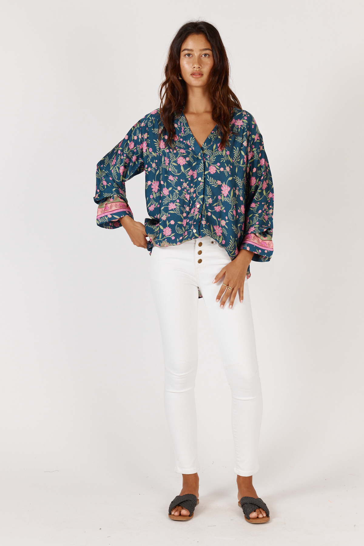 RYY Ivy Shirt Navy - Image 2