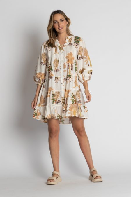 Lula Life Amrita Dress White