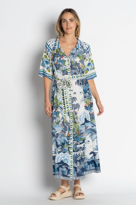 Lula Life Dita Shirtdress Ocean