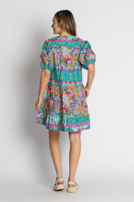 Lula Life Ratana Dress Lagoon - Image 3