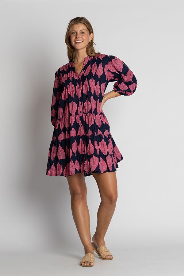 Virginia Dress - Navy