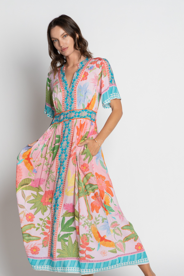 Lula Soul Anassa Midi Pink