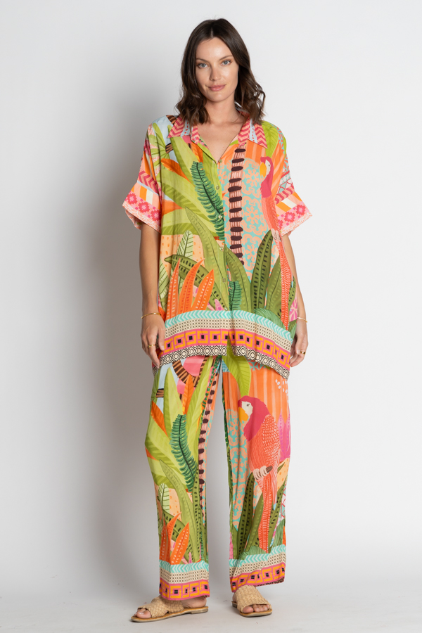 Lula Soul Los Carbos Pant & Los Carbos Shirt Kaftan